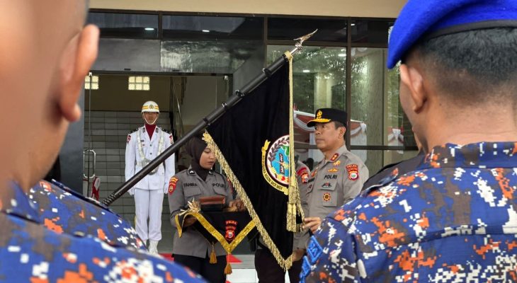 Bendera Pataka Polda Maluku Utara Resmi Pindah di Sofifi, Irjen Waris: Perpindahan Polda Adalah Langkah Strategis