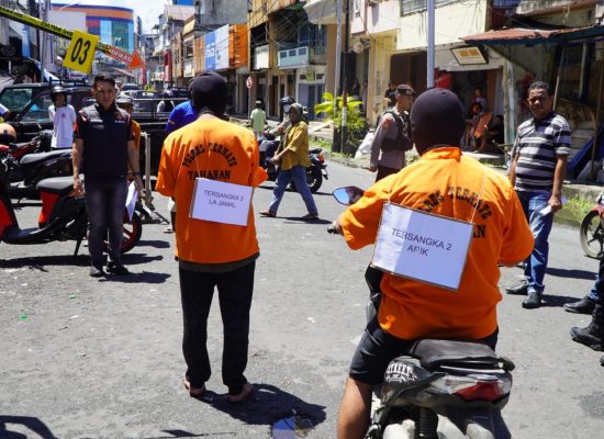 Delapan Adegan Ditampilkan dalam Rekonstruksi Pencurian yang Dilakukan 3 Tersangka