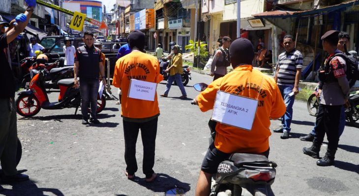 Delapan Adegan Ditampilkan dalam Rekonstruksi Pencurian yang Dilakukan 3 Tersangka