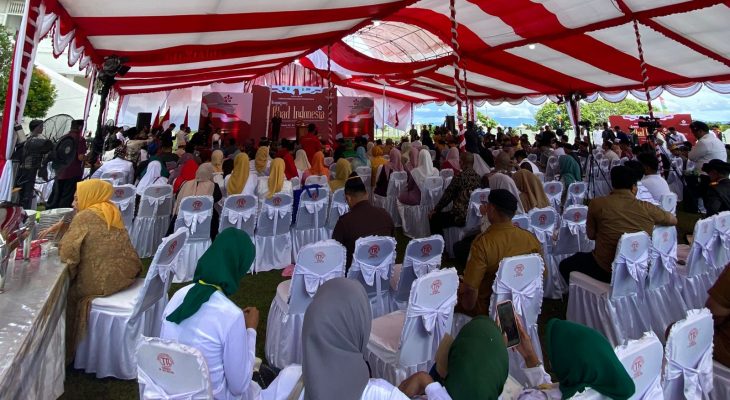 Mantan Wapres RI K. H Ma’ruf Amin Hadiri Deklarasi FKN di Kedaton Kesultanan Ternate