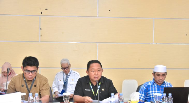Tindak Lanjut Hasil Evaluasi RAPBD Kota Ternate, TAPD Gelar Rapat Bersama Banggar