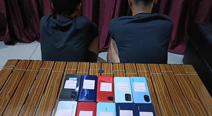 Curi Handphone, Dua Pria di Ternate Ditangkap Resmob Polres Ternate