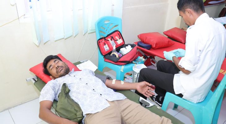 Sambut HUT Humas Polri ke-74, Polda Malut dan Jajaran Gelar Donor Darah