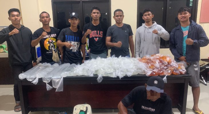 Grebek, Polres Ternate Tangkap Pria 62 Tahun dan Barang Bukti Cap Tikus