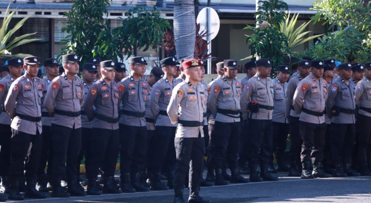 Pengukuhan Pamapta Polres Ternate, AKBP Anita: Pentingnya Disiplin dan Loyalitas