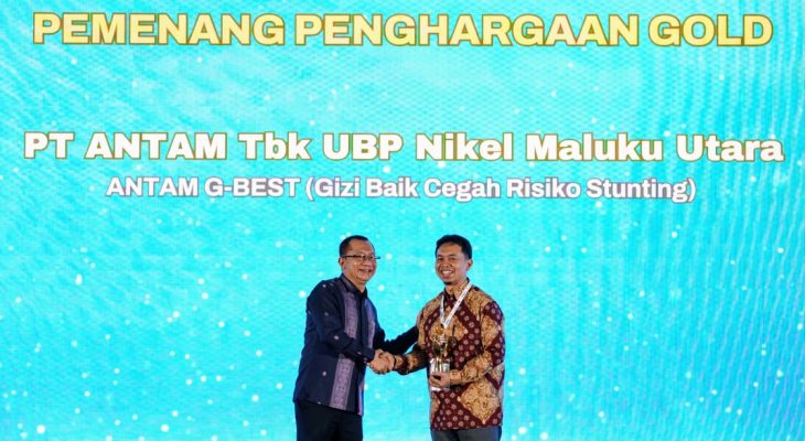 ANTAM UBPN Maluku Utara Raih Gold di CSR & PDB Awards 2025