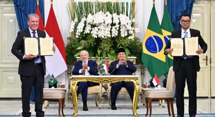 PLN dan J&F S.A Brasil Teken MoU di Depan Dua Presiden, Sepakat Kembangkan PLTA di Indonesia