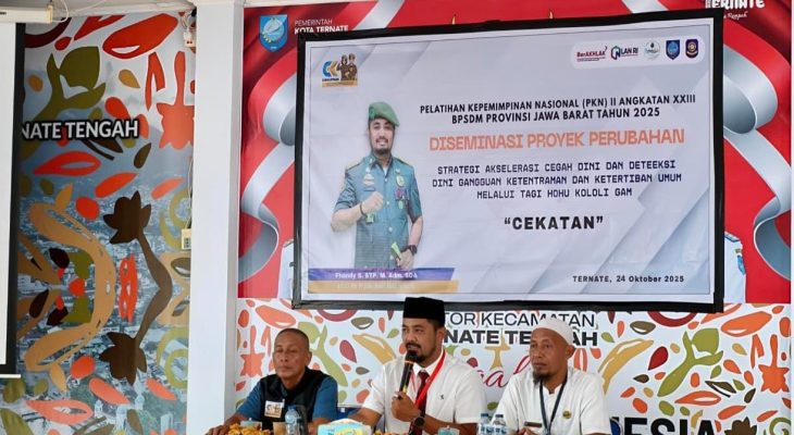 Fhandy Mahmud Mulai Diseminasi CEKATAN, Deteksi Dini Gangguan Ketertiban