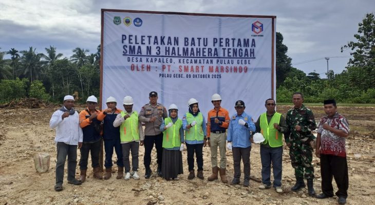 PT. Smart Marsindo Bangun Gedung SMA Negeri 3 Halmahera Tengah