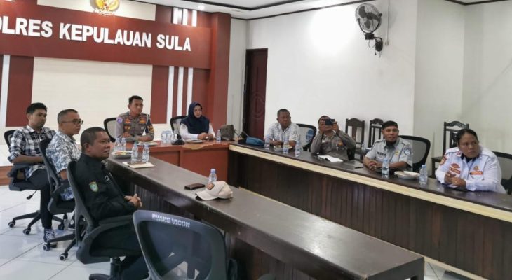 Tingkatkan Keselamatan Berlalu Lintas, Polres Kepulauan Sula dan Jasa Raharja Kerja Sama
