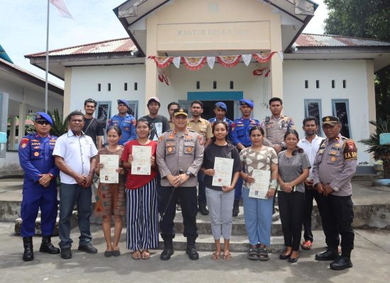 Permudah Masyarakat Membuat SKCK, Polres Halmahera Utara Buat Program Canga Maratim