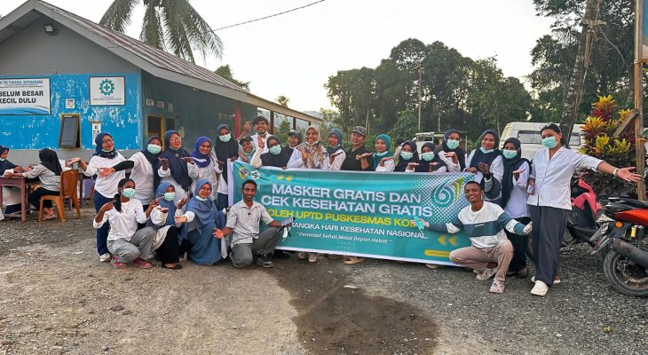 Puskesmas Kobe Bagi Masker dan Cek Kesehatan Gratis 