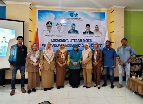 Dispersip Kota Ternate Perkuat Literasi Digital dan Minat Baca lewat Lokakarya 