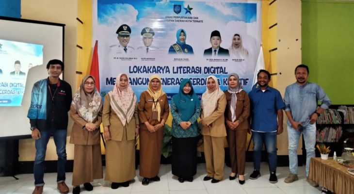 Dispersip Kota Ternate Perkuat Literasi Digital dan Minat Baca lewat Lokakarya 