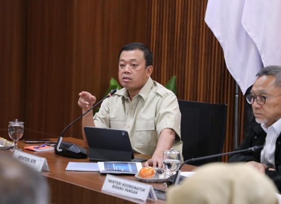 Menteri Nusron Tegaskan Ketersediaan Lahan Jadi Kunci Utama Ketahanan Pangan