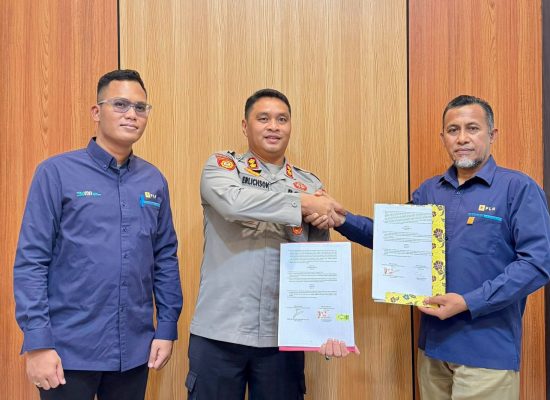 PLN UIP MPA Gandeng Polres Halut Amankan Proyek Sistem Kelistrikan Halmahera Utara