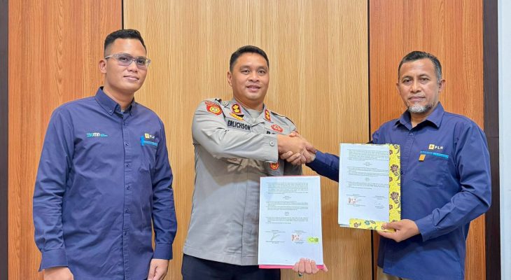 PLN UIP MPA Gandeng Polres Halut Amankan Proyek Sistem Kelistrikan Halmahera Utara