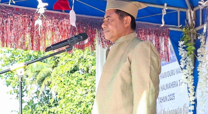 Di Balik Khidmat Upacara Hari Guru Nasional di Haltim: Harapan, Rasa Hormat, dan Pesan Mendalam Bupati Ubaid Yakub