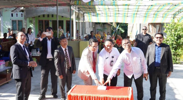 Sekda Ternate Resmikan Gereja GPdI di Kecamatan Pulau Batang Dua