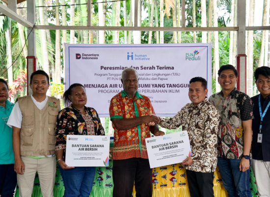 PLN UIP MPA Hadirkan Akses Air Bersih di Sabron Yaru sebagai Upaya Adaptasi Perubahan Iklim