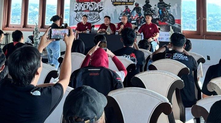 Di Nyiur Melambai, Ribuan Bikers Satukan Irama Persaudaraan di HBD Regional Sulawesi 2025