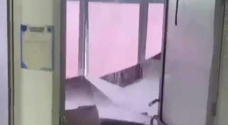 Hujan Deras, Plafon di Puskesmas Gambesi Ternate Bocor