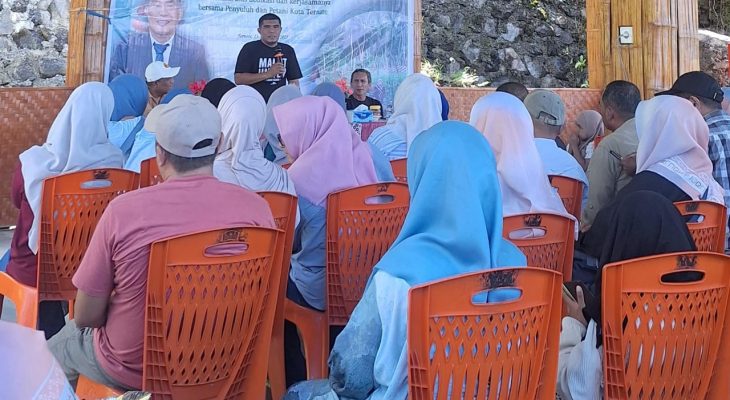 Thamrin Marsaoly di Mata Penyuluh dan Petani Kota Ternate