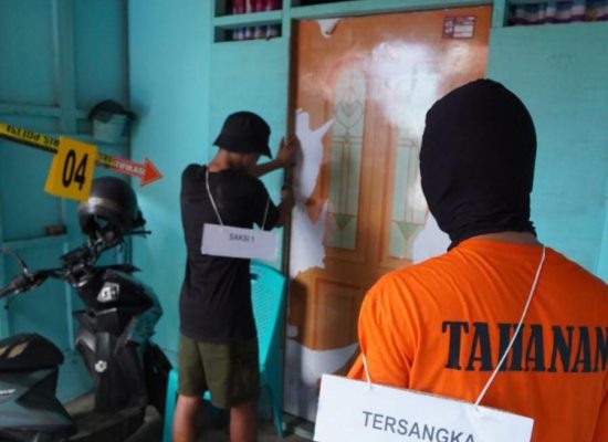 Lengkapi P-19 Jaksa, Polres Ternate Lakukan Rekonstruksi di Tiga Lokasi Pencurian