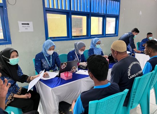 Lapas Ternate Gandeng Kemenkes, Lakukan Pemeriksaan TBC ke Narapidana