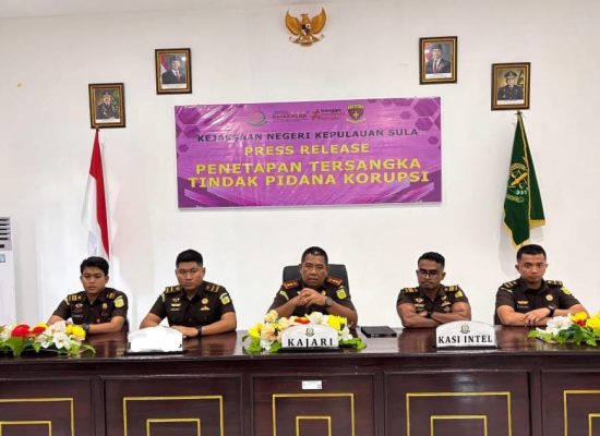 Kasus Korupsi BTT Kepulauan Sula, Kejari Sula Tetapkan Tiga Tersangka Baru