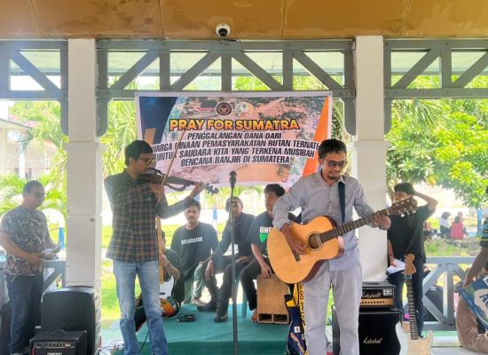 Rutan Kelas IIB Ternate Gelar Penggalangan Dana “Pray for Sumatra” Bersama WBP