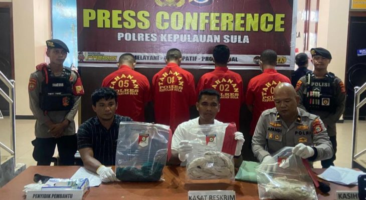 Polres Kepulauan Sula Tetapkan Empat Warga Tersangka Pengeroyokan hingga Korban Meninggal Dunia