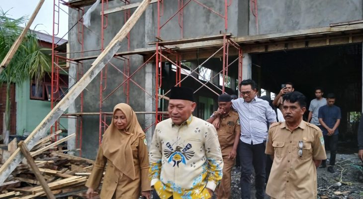 Wagub Maluku Utara Dorong Percepatan Pembangunan Aula SMAN 5 Ternate 