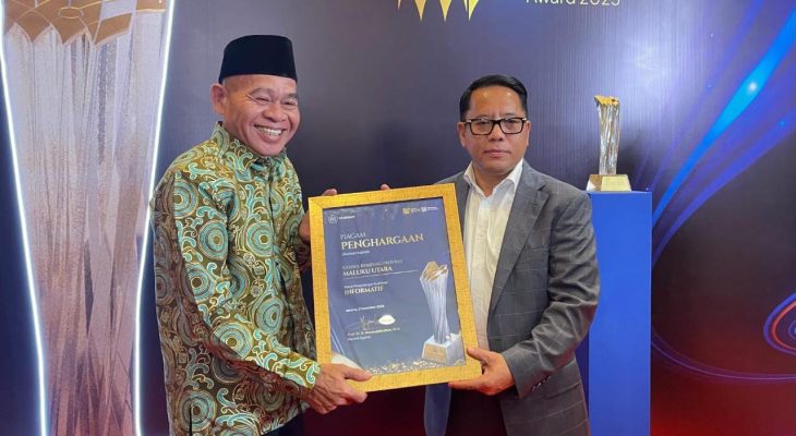 Kanwil Kemenag Malut Raih Penghargaan Informatif pada Humas Kemenag Award 2025