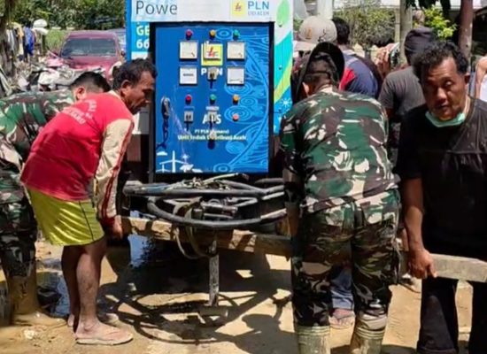 RS Aceh Tamiang dan Posko Pengungsian Menyala! Genset PLN Dukung Layanan Perawatan Korban Pascabencana