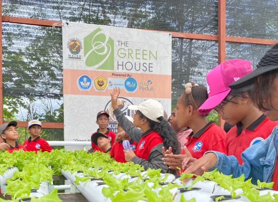 PLN Ajak Siswa SDK Kalam Kudus Mengenal Hortikultura dan Inovasi Pangan Lokal di Taman Inspirasi Waibu