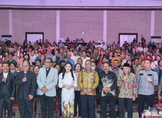 Hadiri Perayaan Natal Pemprov Malut, Kakanwil Sampaikan Pesan Iman dan Harmoni Sosial