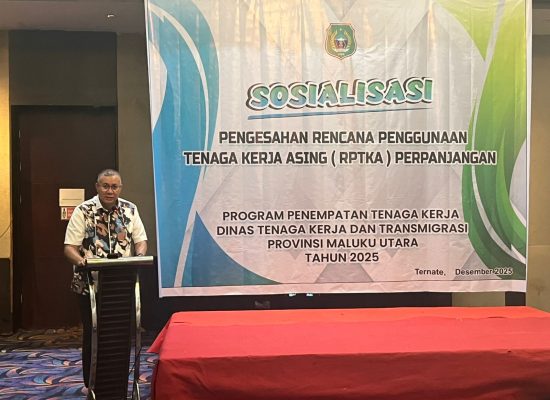 Pemprov Maluku Utara Perketat Tata Kelola TKA, Lindungi Pekerja Lokal