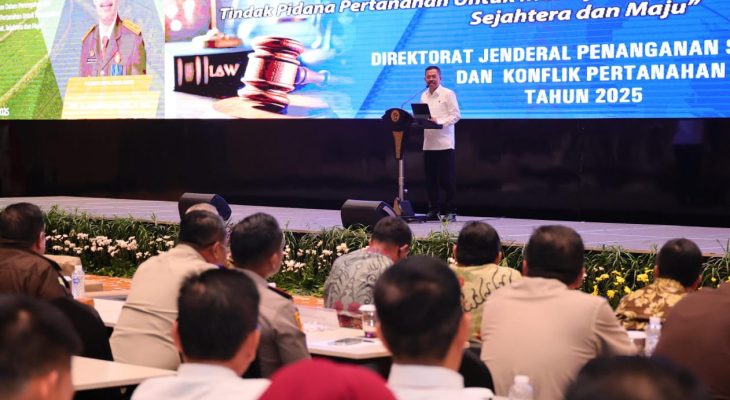 Hadir dalam Rakor Pencegahan dan Penyelesaian Tindak Pidana Pertanahan, Plt. Wakil Jaksa Agung Minta Pencegahan Diperkuat