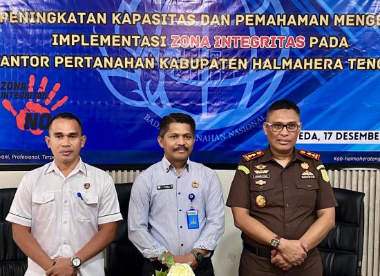 BPN Halteng Gelar Zona Integritas Untuk Perkuat Pelayanan Publik Yang Bersih dan Profesional 