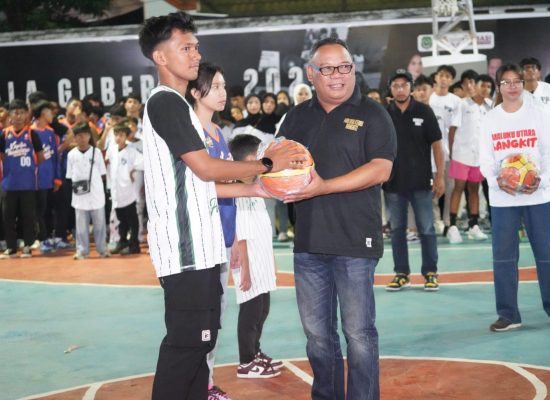 Turnamen Basket Piala Gubernur Maluku Utara 2025 Resmi Digelar