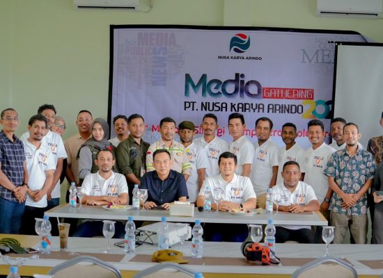 Sinergi dengan Insan Pers Haltim, PT NKA Gelar Media Gathering