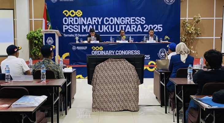 Kongres Biasa Digelar, PSSI Malut Cabut Status Lima Anggota dan Sahkan ASBWI Sebagai Anggota Baru