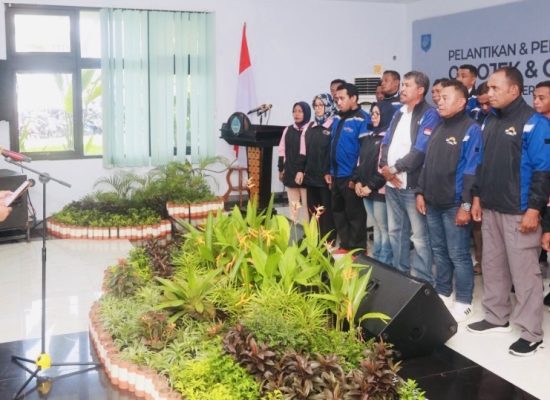 Kukuhkan Om Ojek dan Ci Ojek, Pemkot Ternate Dorong Transportasi Lokal Berbasis Digital