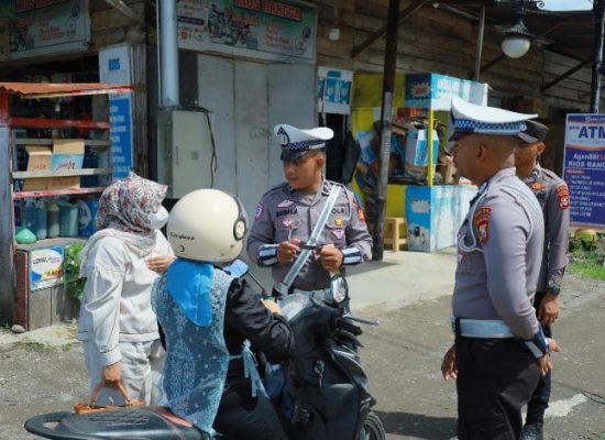 Ditlantas Polda Malut Catat Pelanggaran Lalu Lintas di Operasi Zebra Kie Raha Menurun