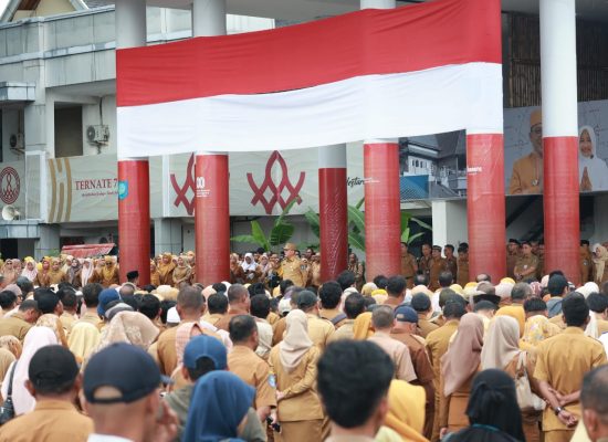 Apel Gabungan, Wali Kota Ternate Pastikan TPP Aman dan Minta Maksimalkan PAD