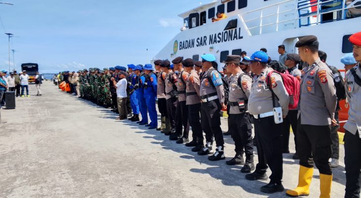 Bupati Piet Lepas Tim Satgas Penanganan Bencana Alam Halmahera Utara