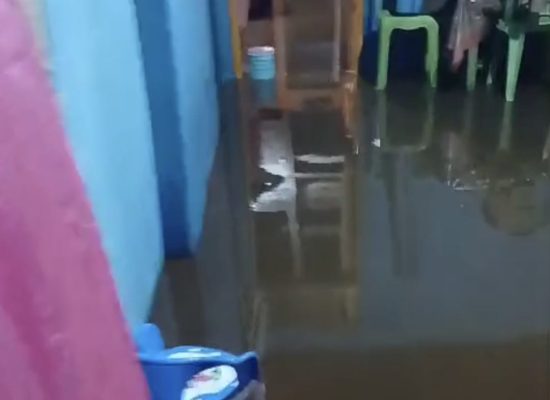 Hujan Deras, 8 Rumah Warga di Hiri Ternate Terendam