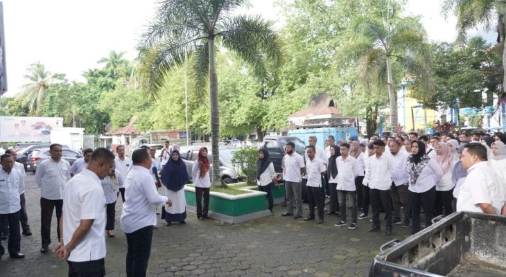 Sekda Ternate Tekankan Sinergi Pegawai saat Rabu Menyapa di Disperkimtan