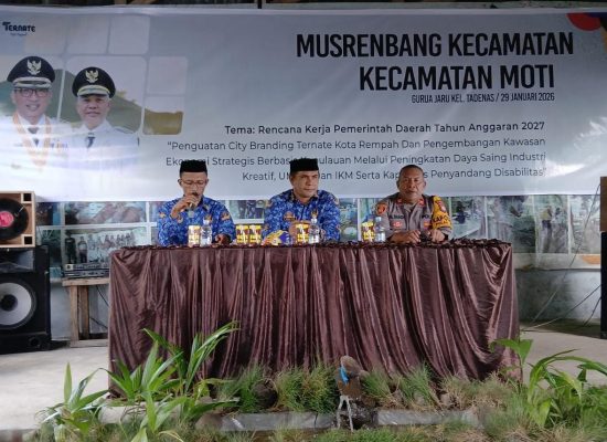 Jalan Lingkar dan Jembatan jadi Prirotas Usulan Pembangunan di Kecamatan Moti Tahun 2027